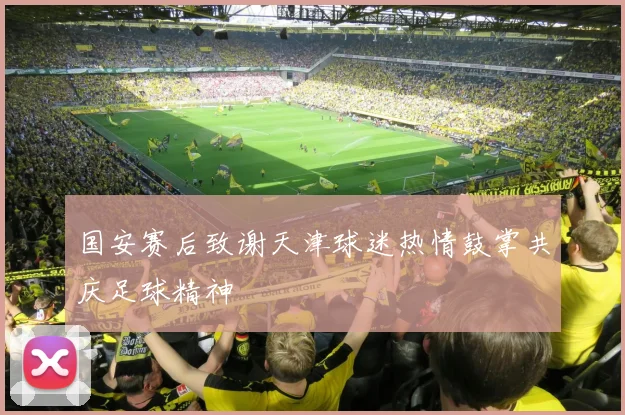 国安赛后致谢天津球迷热情鼓掌共庆足球精神